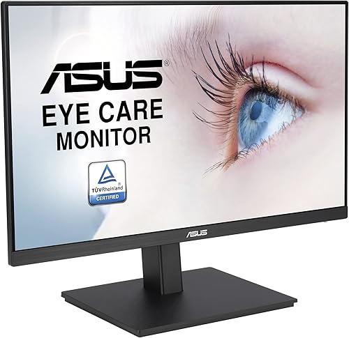 Miniatura 8 de ASUS Monitor 1080P de 23.8 pulgadas (VA24EQSB) - Full HD, IPS, 75Hz, altavoces integrados, cuidado de los ojos, luz azul baja, sin parpadeo, montaje