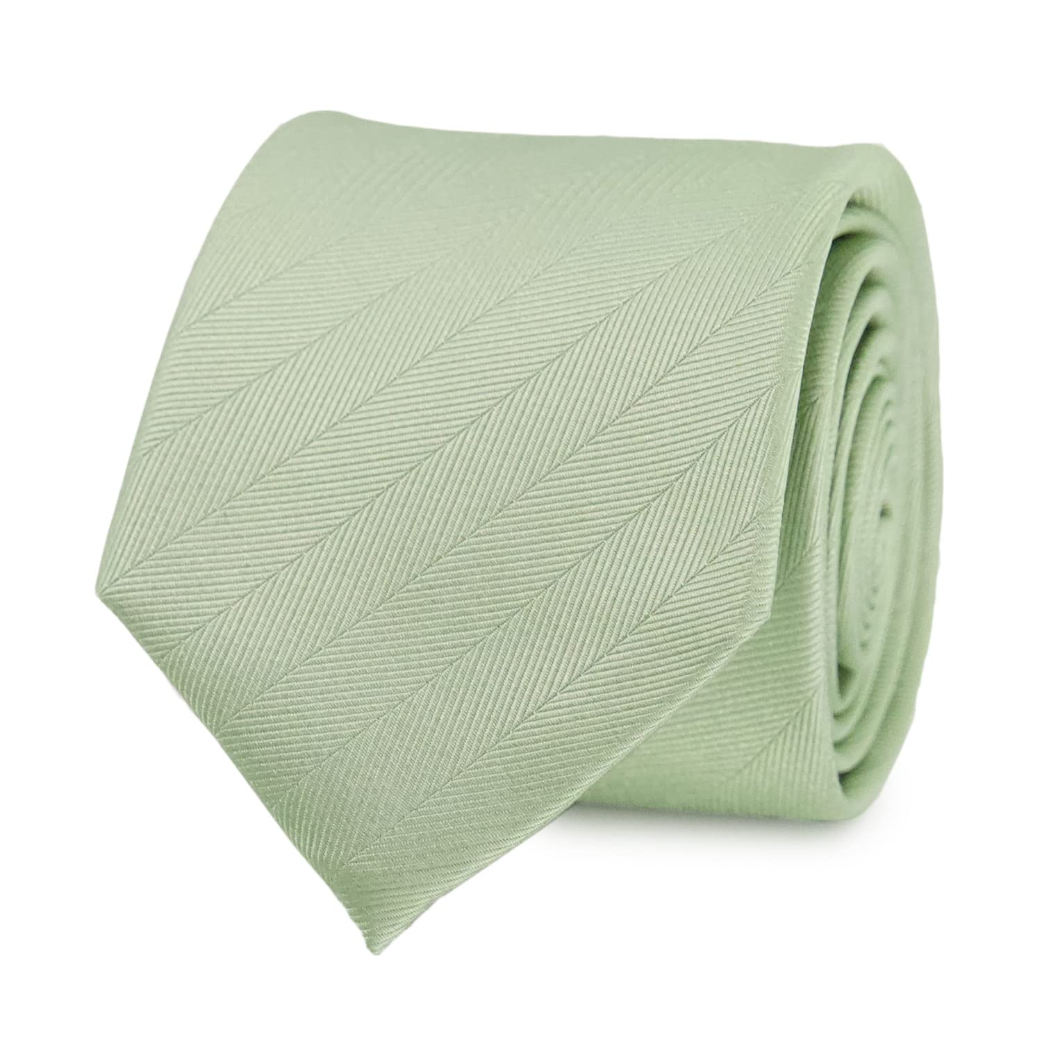 The Tie BarTie Bar Modern Men’s Tie, Solid Color, Herringbone Vow, 3 x 58 inches