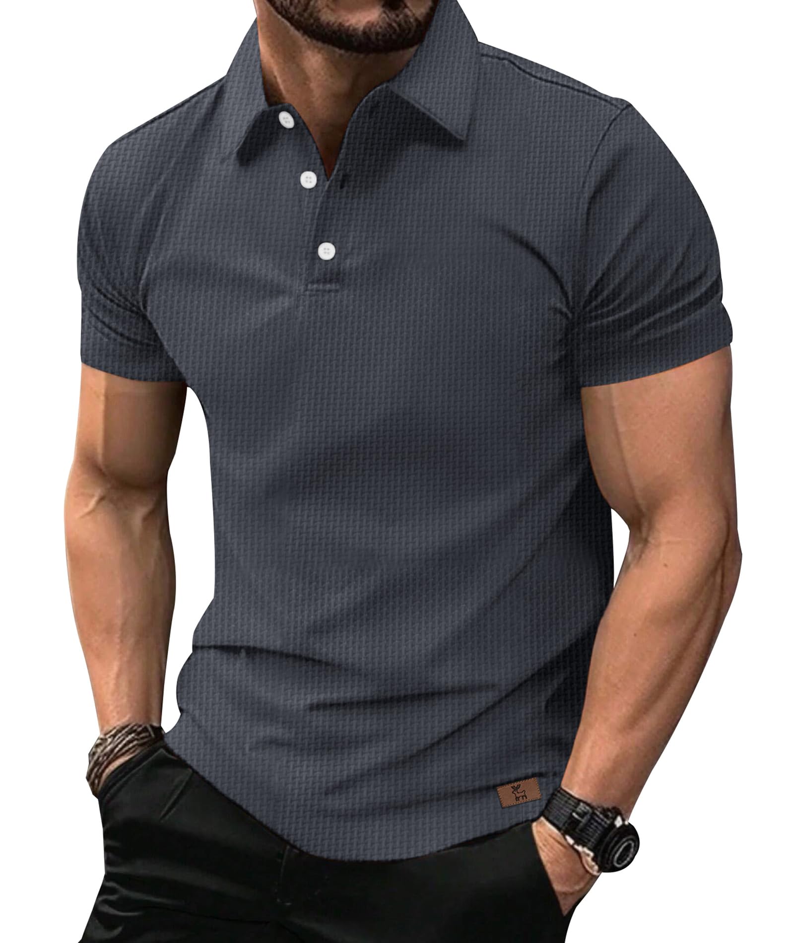 SwissWell Poloshirt Herren Kurzarm Atmungsaktiv T-Shirt für Herren Sommer Golf Tennis Polo Shirts Männer