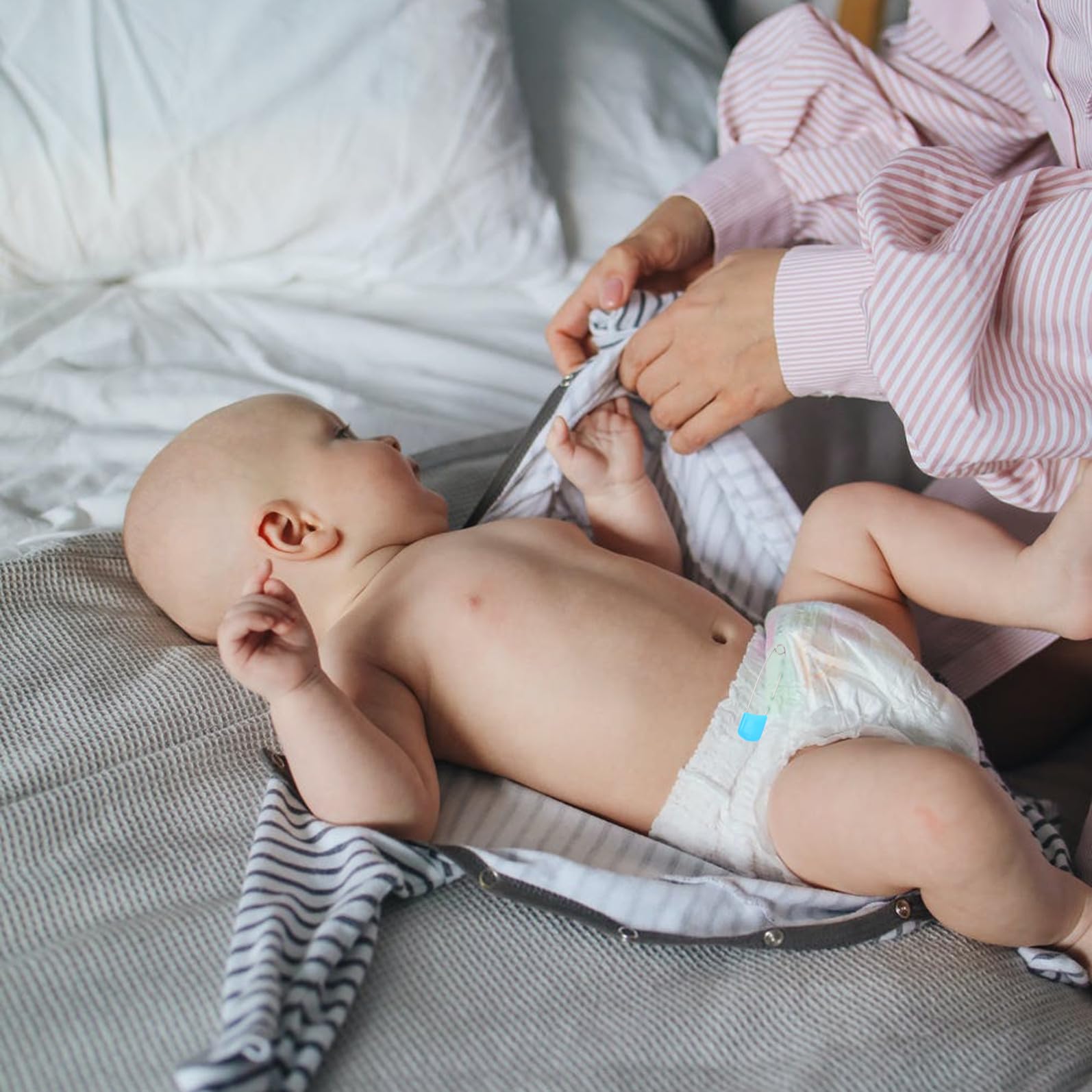 jojofuny 3 Sätze Sicherheitsnadeln Langlebige Windel Broschen Robuste Nadel Für Junge Mädchen Vielseitig Für Handwerk Nähen Stricken Kreative Bastelprojekte 100 Stück * 3