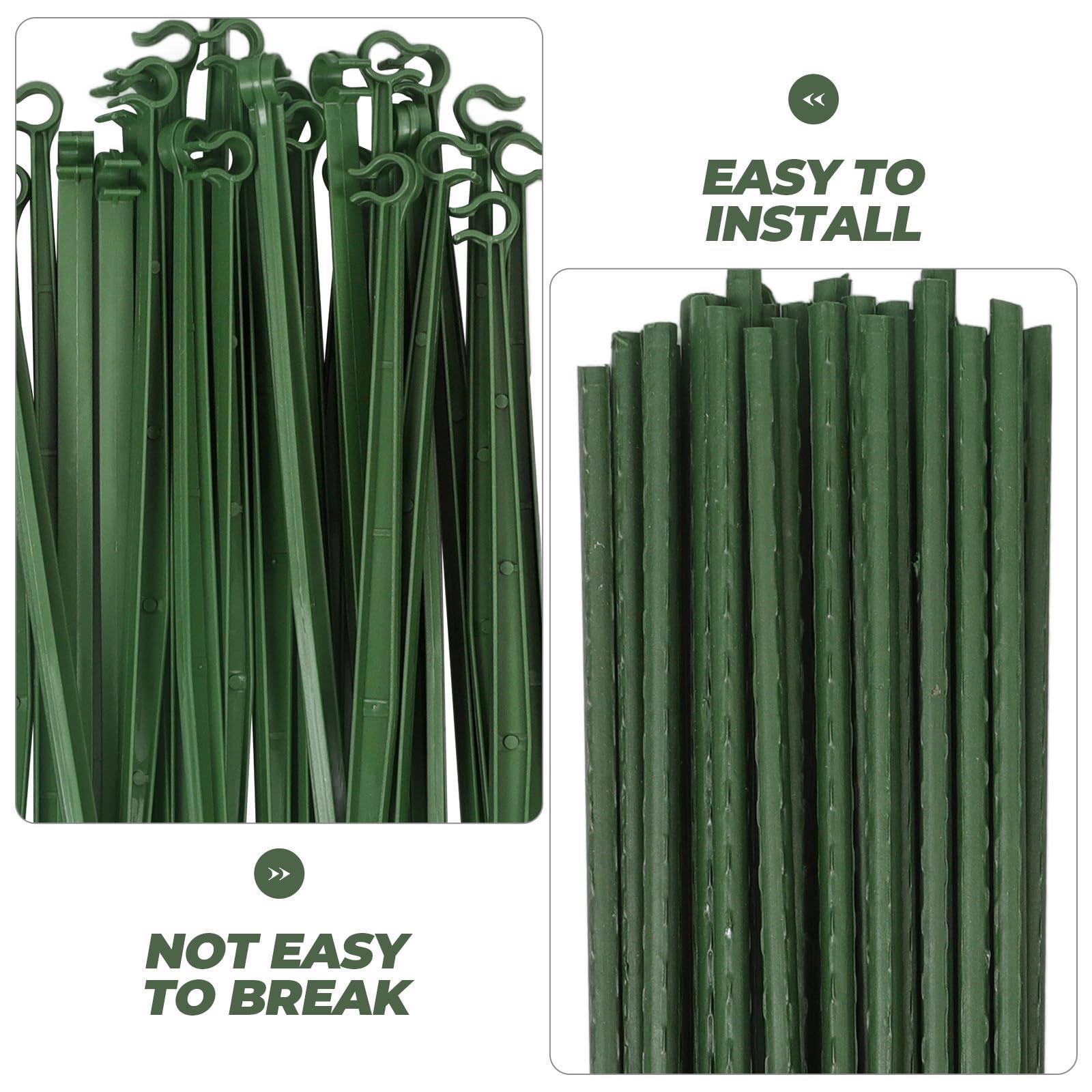 3 Set Sostegno per Pomodori e Piante Rampicanti da Giardino Verde
