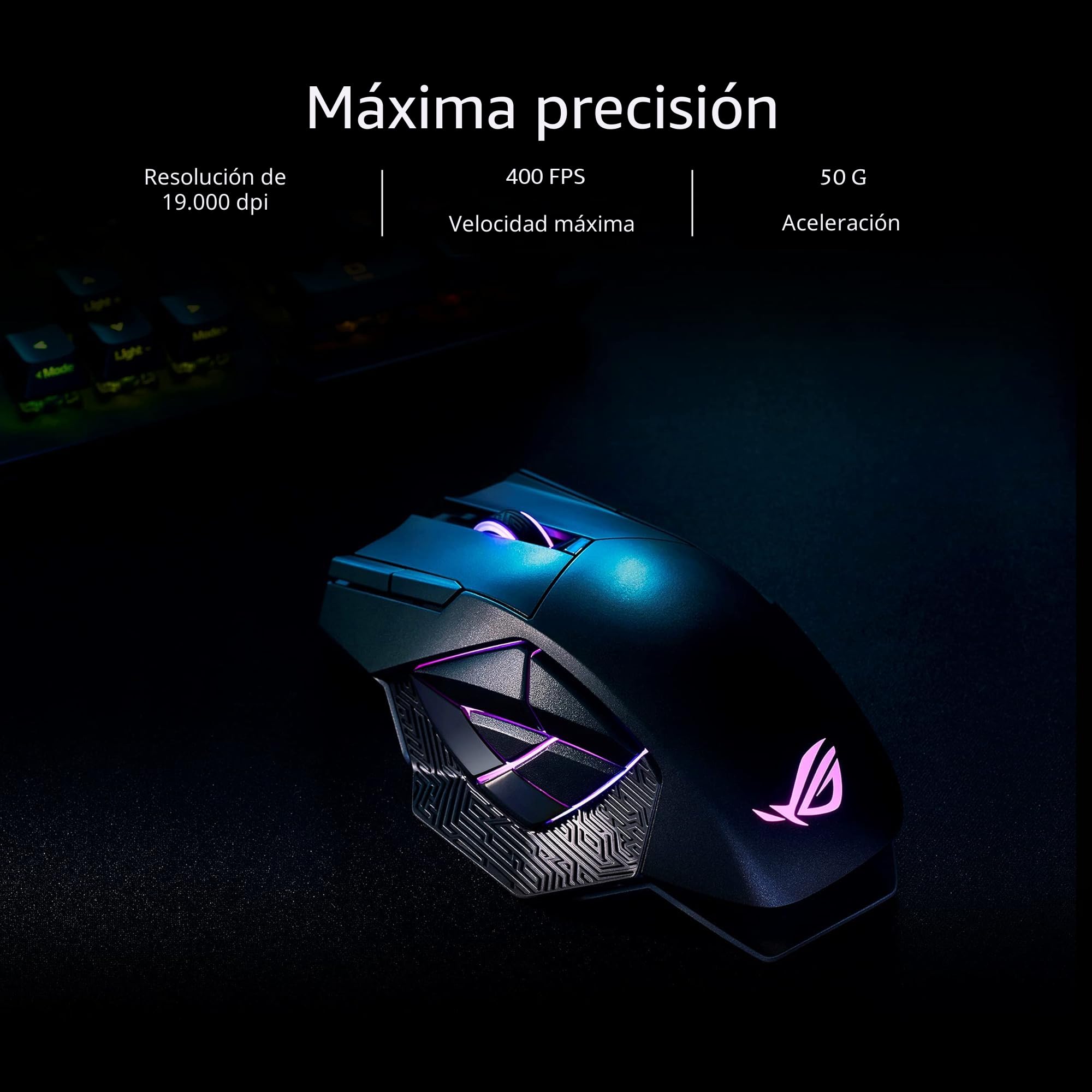 Amazon.com: ASUS ROG Spatha X ratón inalámbrico para juegos