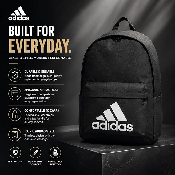 adidas Classic Backpack, Black