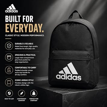 adidas Classic Backpack, Black