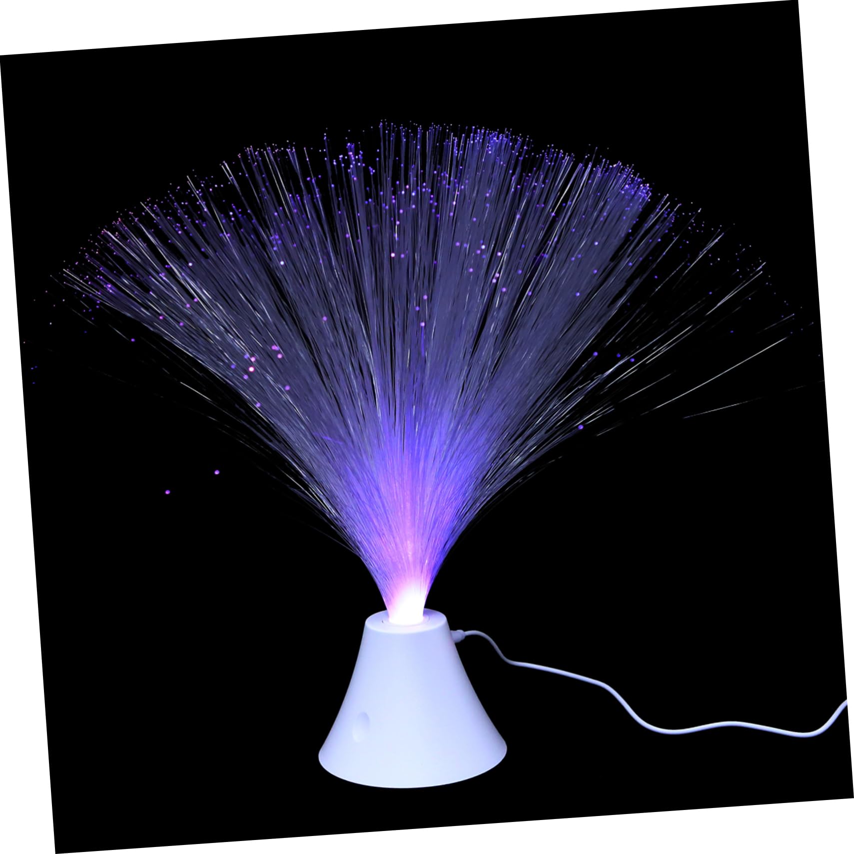 KONTONTY Optic Light Sensory Decorative Lamp Color Changing Night Light Projector for Bedroom Atmosphere Cute Table Decor for Adults