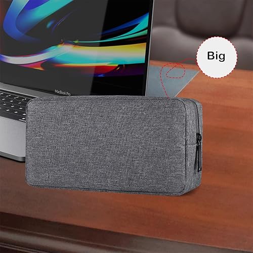 Miniatura 4 de Bolsa organizadora electrónica de viaje, impermeable, portátil, almacenamiento de accesorios electrónicos, funda multifuncional para USB, cable,