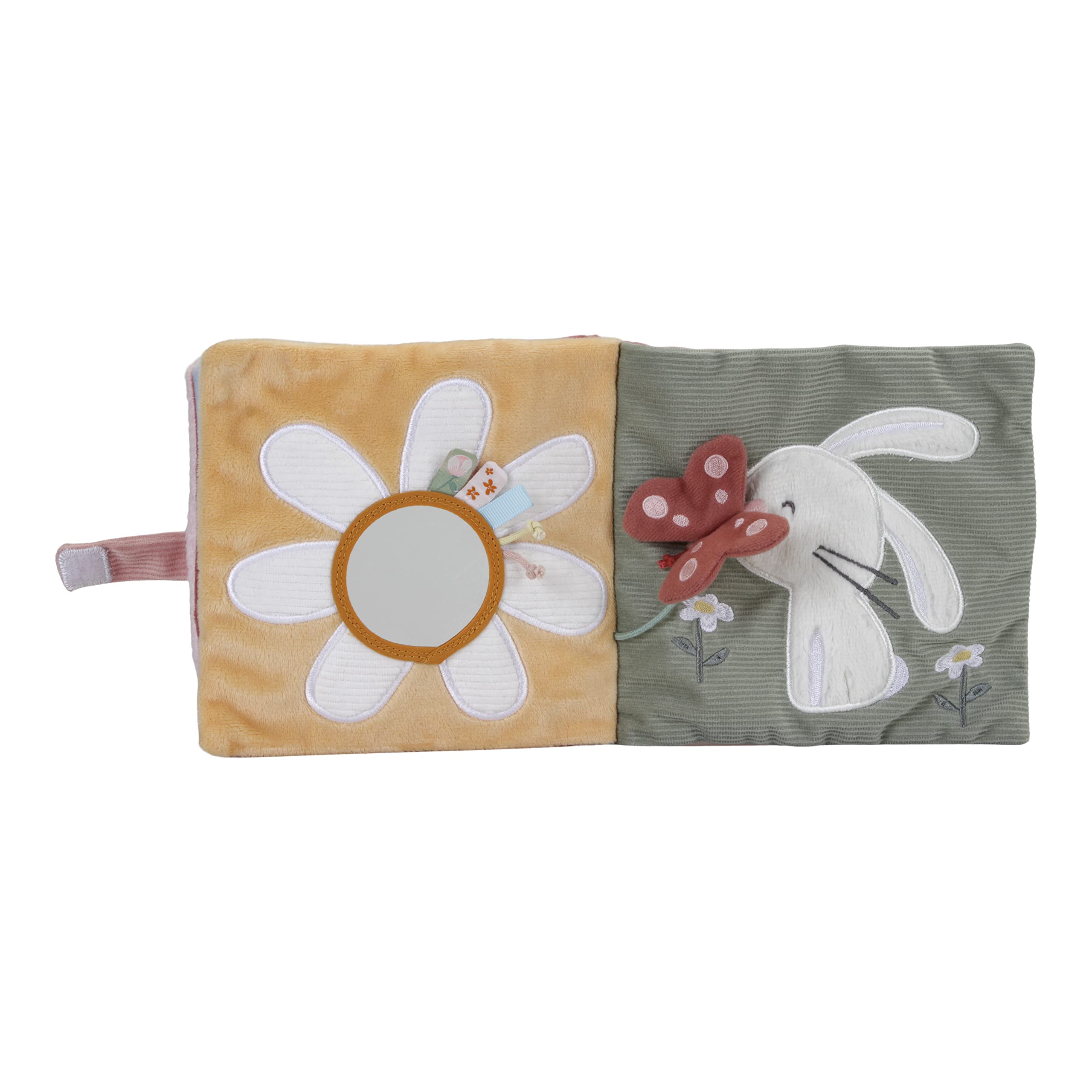 Libro In Tessuto Little Farm - 11,5x11,5 Cm - Morbido E Stimolante Per Neonati