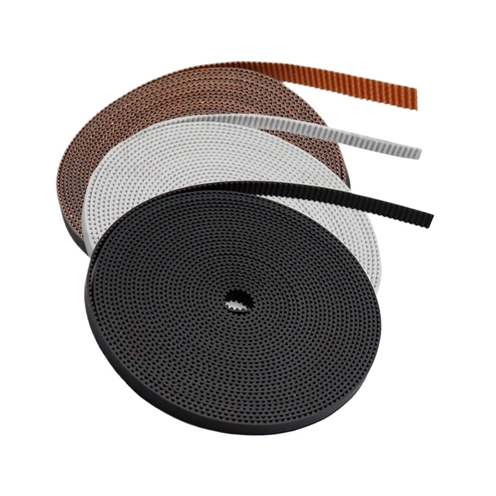Multirib Correa Trapezoidal Correa Distribución 2GT 5Mm 6Mm 9Mm 10Mm 15Mm Para Impresora 3D GT2 Correa Apertura Síncrona Resistente Al Polvo Caucho Alambre Acero PU. Correas Transferencia(Rubber 10M,B