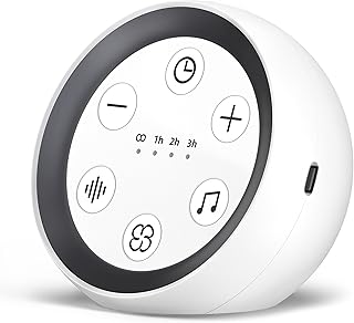 Brown Noise Machine Portable Sound Machine for Sleeping White Noise Machine with 32 Soothing Sounds Loud Travel Pink Noise Sleep Machine for Baby Kid Adults 36 Vol Levels 4 Timer Sound Healing Machine