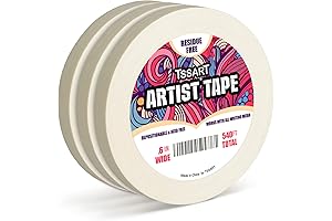 Value Pack White Stencil Tape - Masking, Drafting, and Painting Made Easy