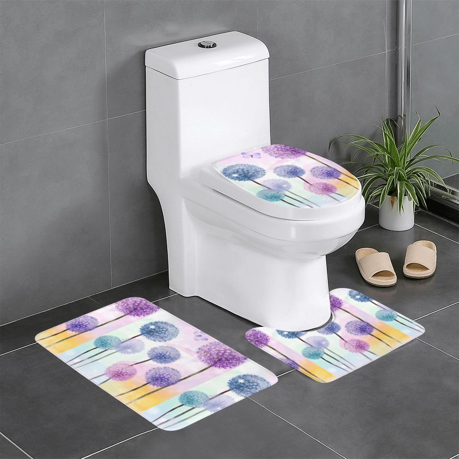 Tapis de sol antidérapant et absorbant lot de 3 pour sécuriser cuisine et bain