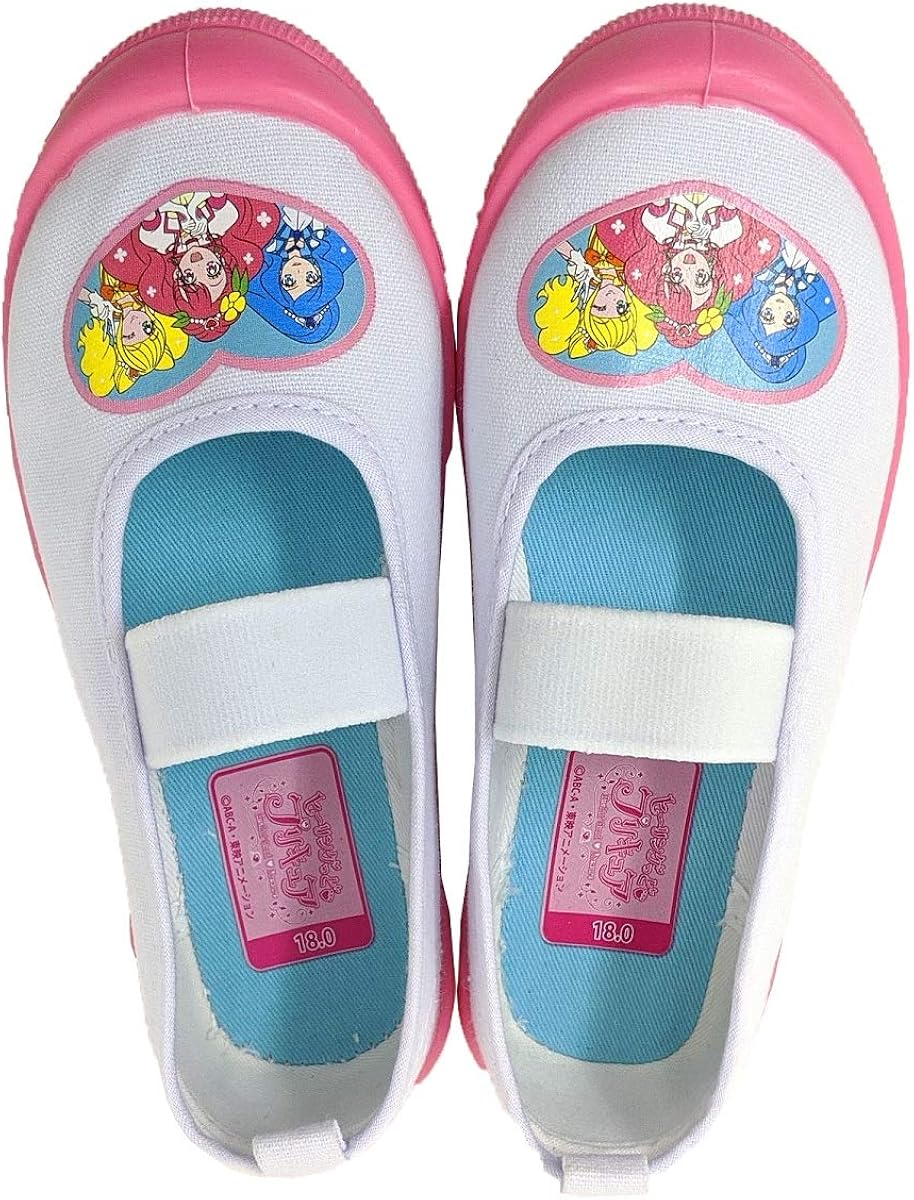 Amazon B倉庫 ヒーリングっど プリキュア 48 バレーシューズ スクールシューズ キャラクター キッズ 上靴 上履き 女の子 ホワイト ピンク19 0cm スクール 上履き Amazon B倉庫 ヒーリングっど プリキュア 48 バレーシューズ スクールシューズ キャラクター キッズ 上靴 上履き 女の子 ホワイト ピンク19 0cm スクール 上履き