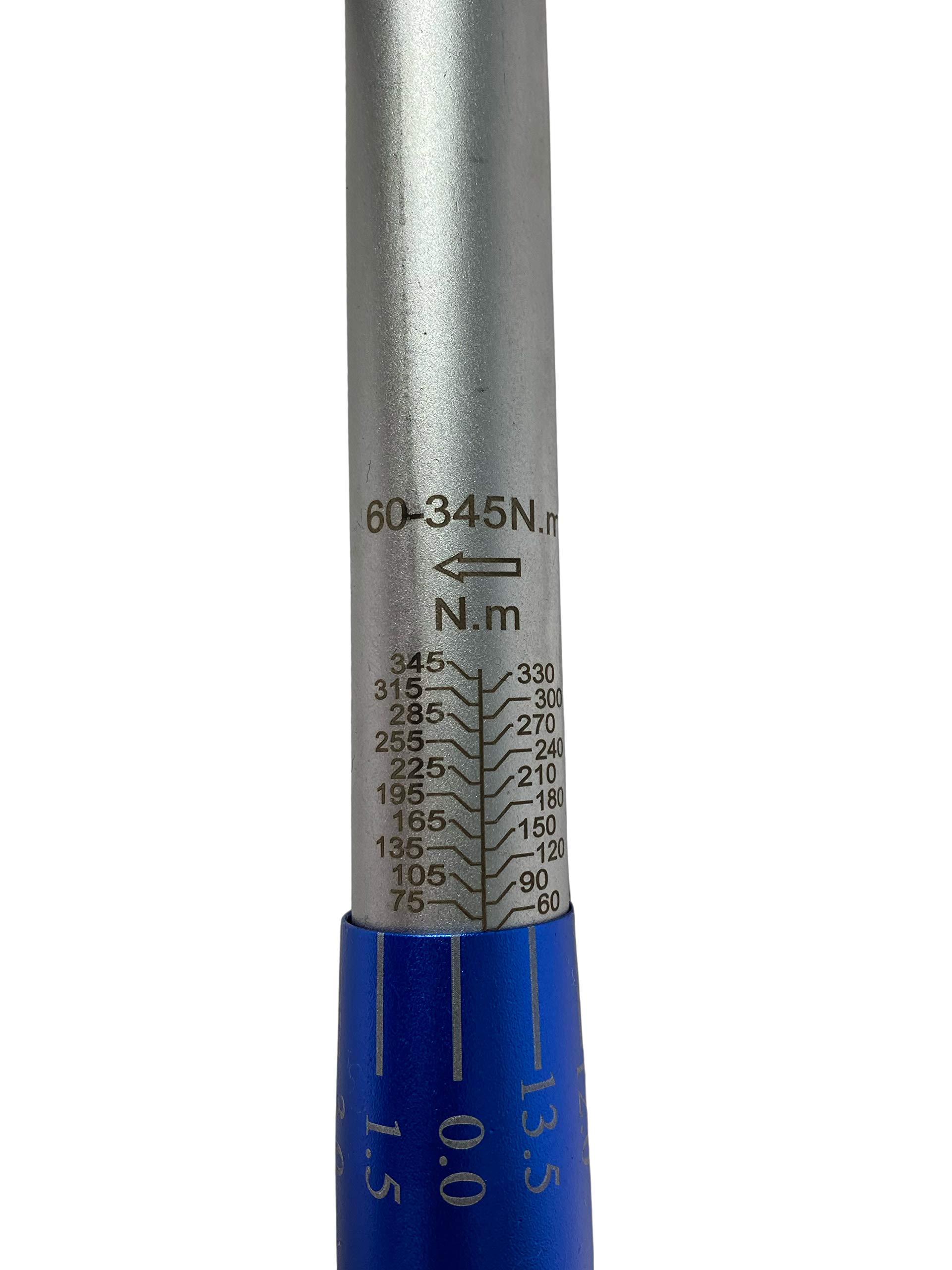 Kraftwelle Clé dynamométrique à cliquet réversible 1/2" 60-345 NM pour voiture industrielle professionnelle