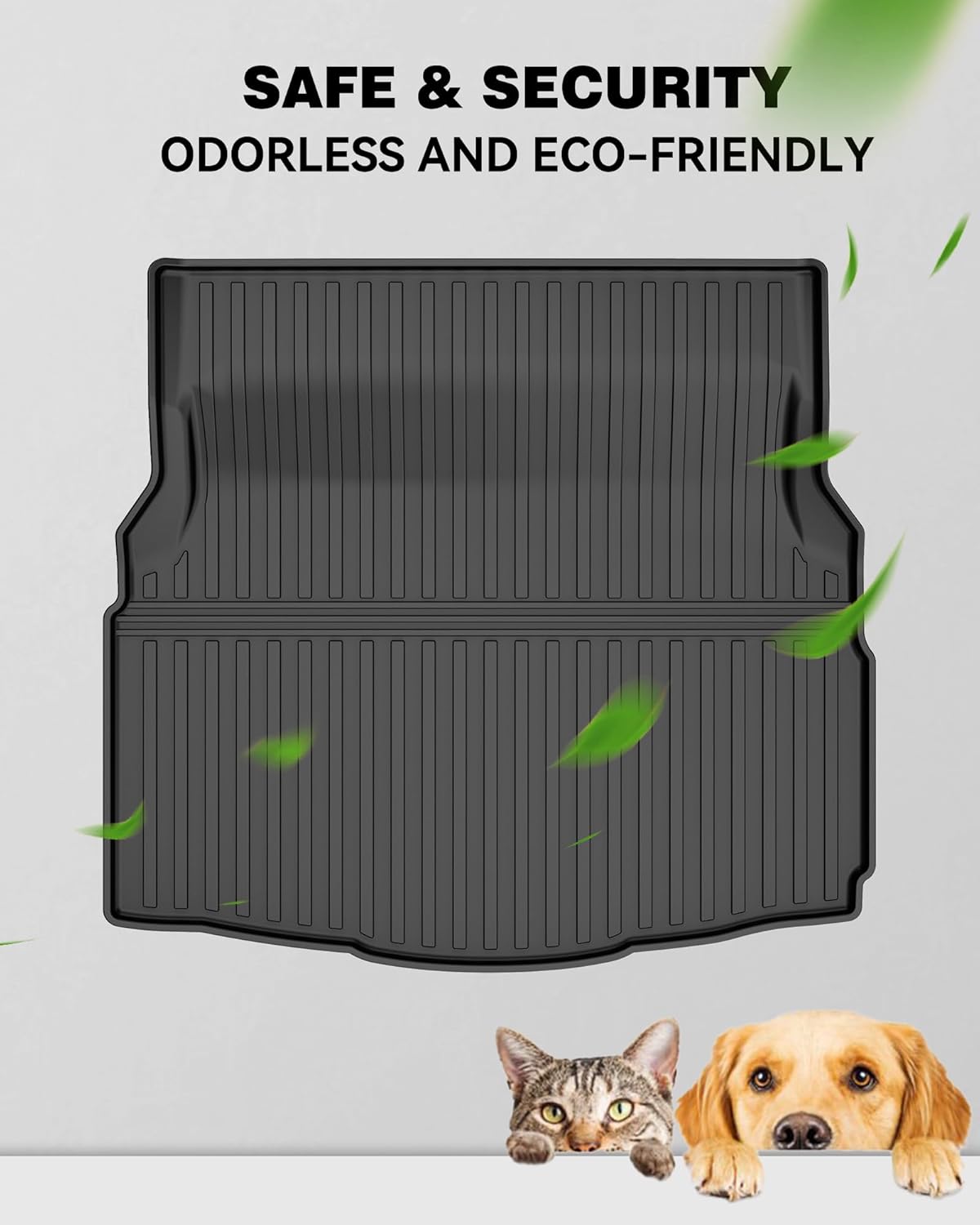 AOMSAZTO Cargo Mat Compatible with Mercedes-Benz C Class/C 300 4MATIC Sedan 2015-2021: TPE All Weather Protection Car Cargo Liner Trunk Liner for Mercedes Benz AMG C 63 C300