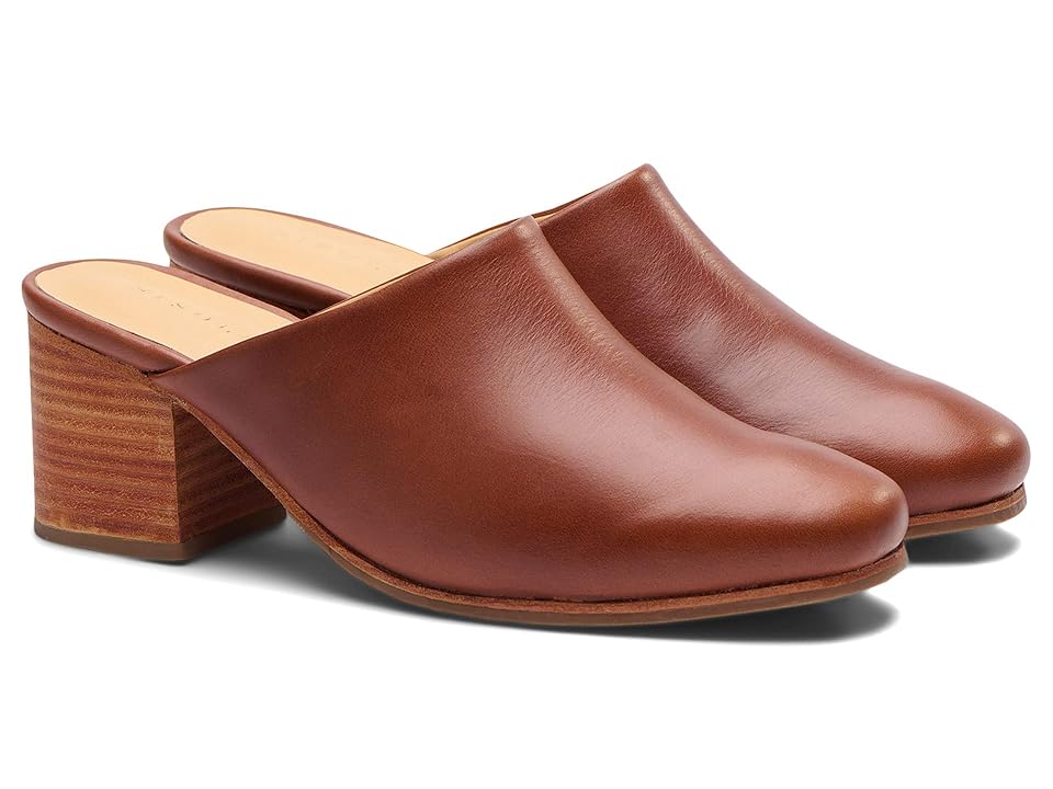 Nisolo AllDay Heeled Mule (Brandy) Women's Clog/Mule Shoes Big Apple