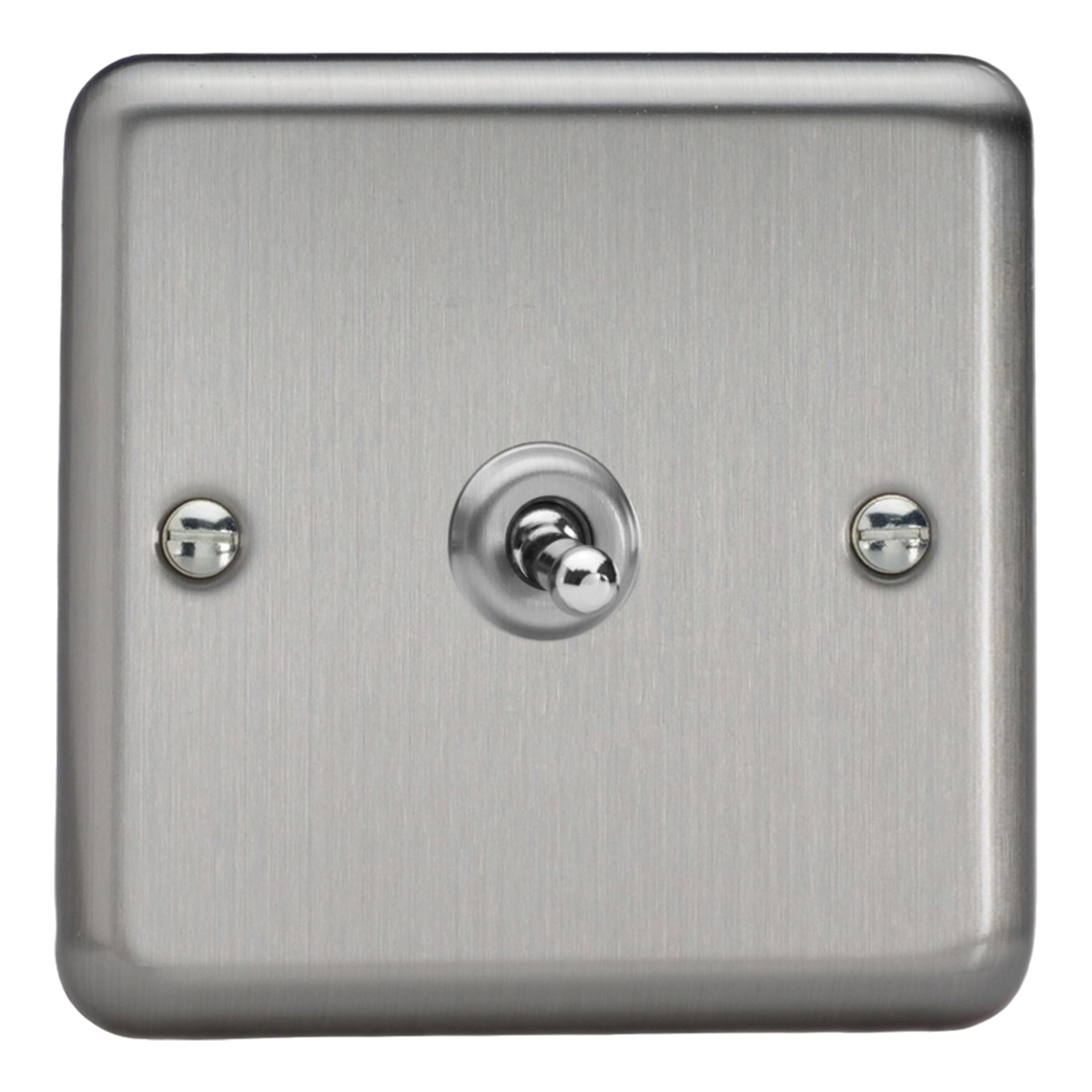 Xst1 Toggle Switches 1 Gang, Matt Chrome, 86X86x36mm 5021575830958