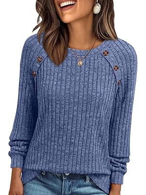 AUTOMET Womens Long Sleeve Tshirts Casual Tunic Work Tops Fall Plus Size Sweaters Date Night Outfits 2025 Dressy Blouses
