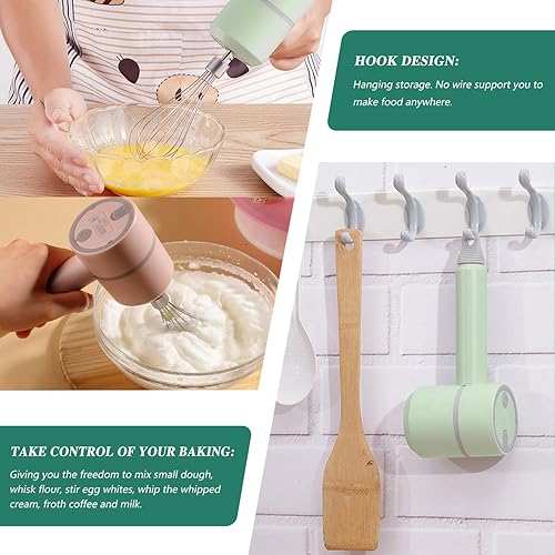 Miniatura 4 de Limpiador eléctrico giratorio, limpiador de ducha inalámbrico, con 7 cabezales de cepillo reemplazables, 3 velocidades ajustables, cepillo