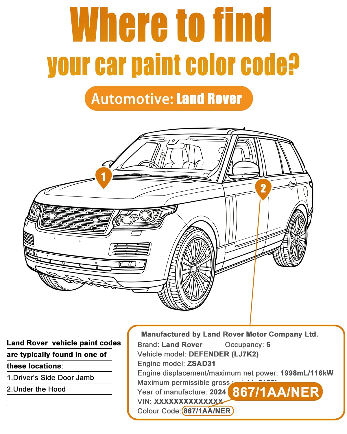 Platinum White Pearl NH-883P Compatible with Honda 2-in-1 Touch Up Paint Pen Ultimate Car Scratch Repair Kit，Quick Fix Rust-Resistant and Long-Lasting Paint Scratch Remover — view 90