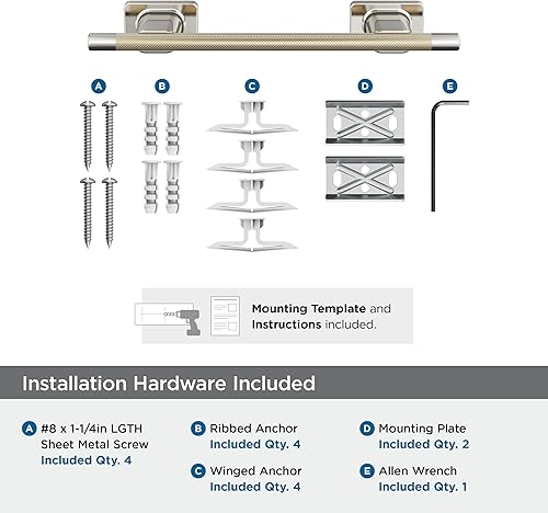 Vista 229 de Amerock BH26615PNBBZ Toallero de níquel pulido/champán dorado Toallero de 24 pulgadas (24.016 in) Esquire Toallero de baño Accesorios