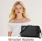 RONSIN Crossbody Bag for Women Wristlet Wallets with RFID Card Small Clutch Purses for Party Prom