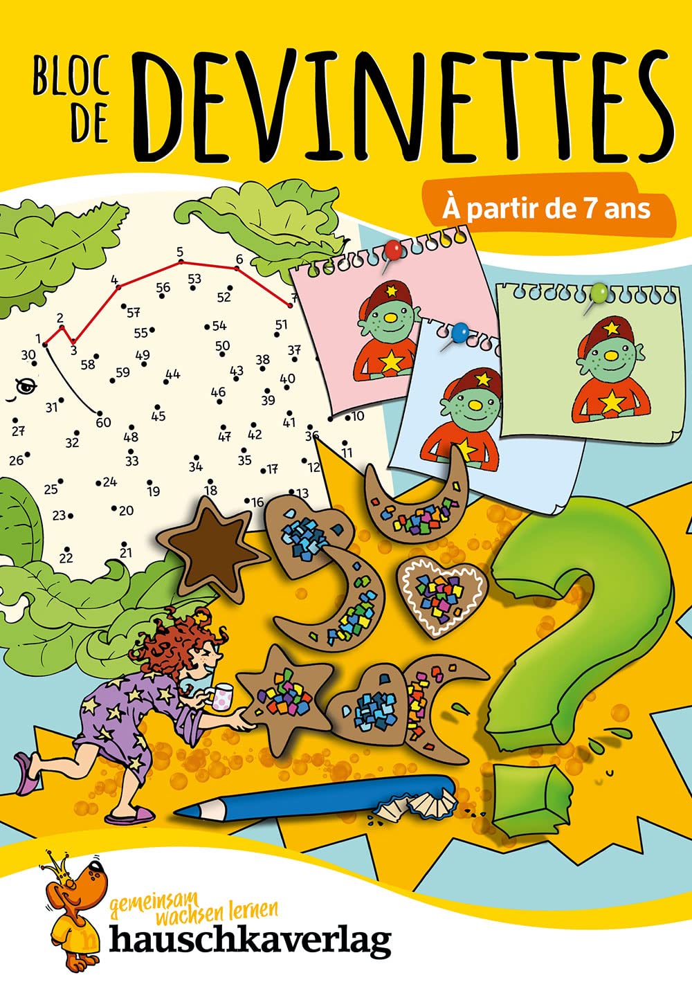 Bloc de devinettes À partir de 7 ans, A5-Bloc: Cahier activite 5 ans labyrinthe, sudoku, etc pour stimuler la concentration et la pensée logique: 772 (Rätseln, knobeln, logisches Denken)