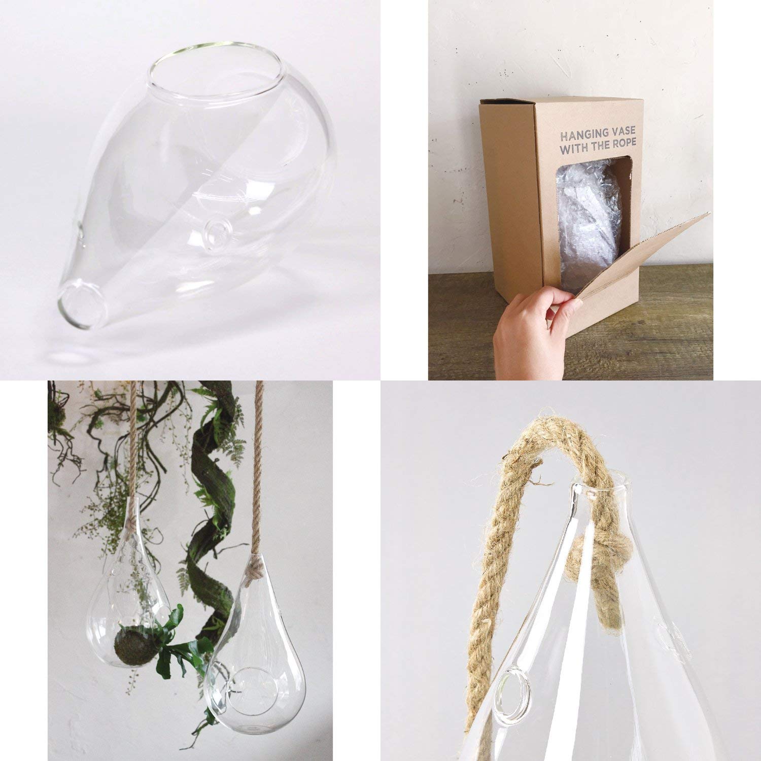 Amazon.co.jp: SPICE OF LIFE(スパイス) 吊り下げ式花瓶 ロープ