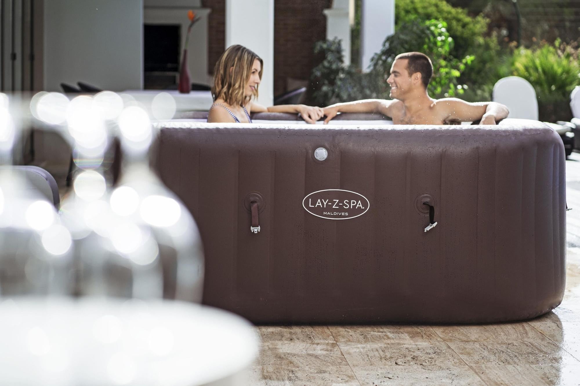 Bestway 60033 Minipiscina idromassaggio gonfiabile Maldives Lay-Z-Spa HydroJet Pro