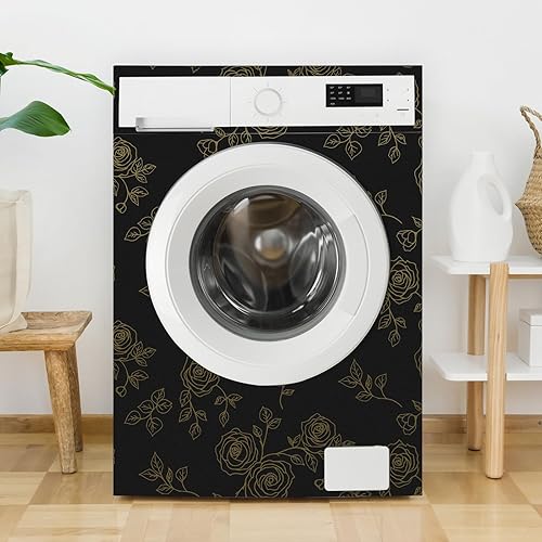 Miniatura 7 de Papel tapiz de flores para despegar y pegar, papel tapiz bohemio dorado y blanco, renovación de dormitorios, armarios, etc. Papel tapiz de contacto