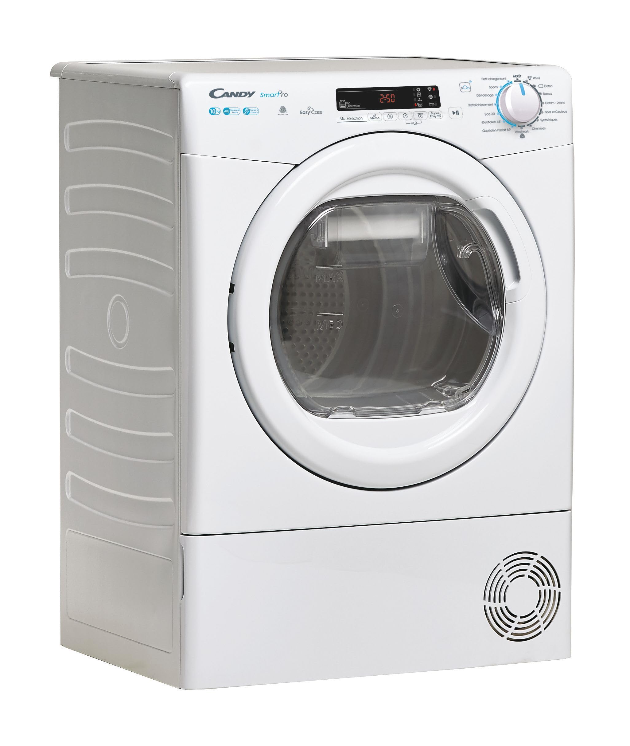 CANDY Smart Pro CSOE H10A2DE-47 Sèche-linge Pompe à Chaleur 10 kg Connecté Wi-Fi 66 dB