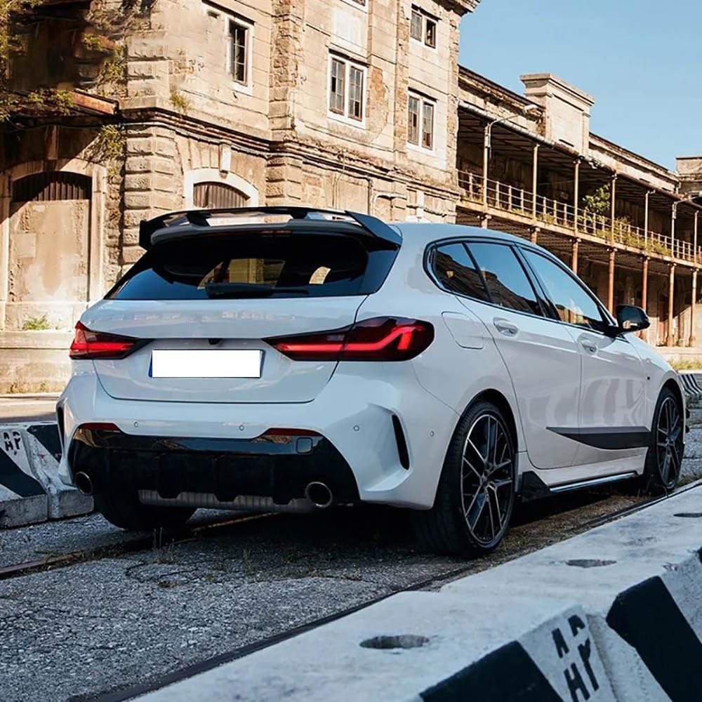 Performance Dach-Heckspoiler Schwarz Glanz Für BMW 1er F40 Ab 2019 - Sportliches Upgrade