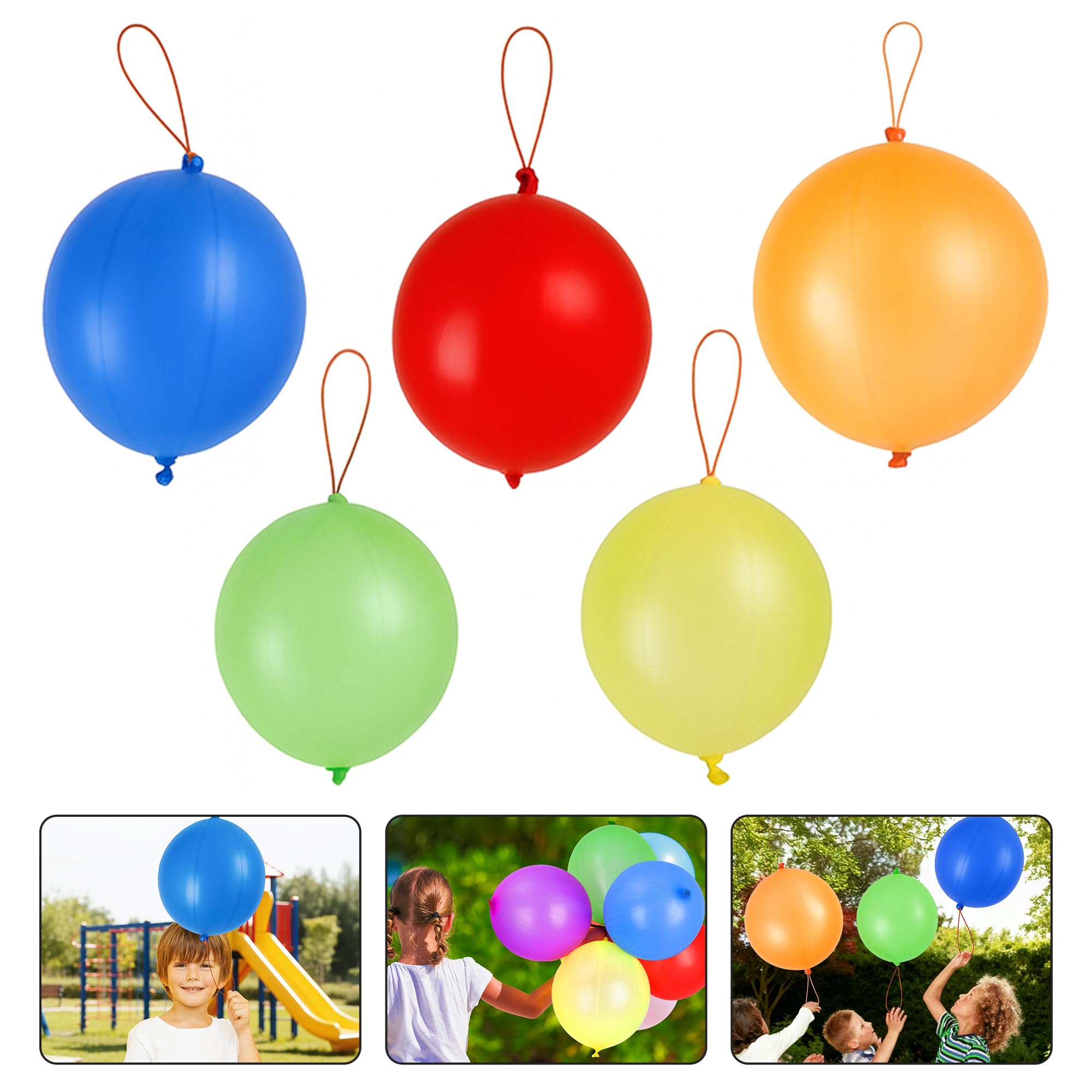 Weddecor Duże balony dziurkowane, różne kolory, z elastycznymi taśmami, materiał lateksowy na przyjęcia urodzinowe dla dzieci, funkcje dla dzieci, dekoracja ślubna, 30 cm, 250 szt