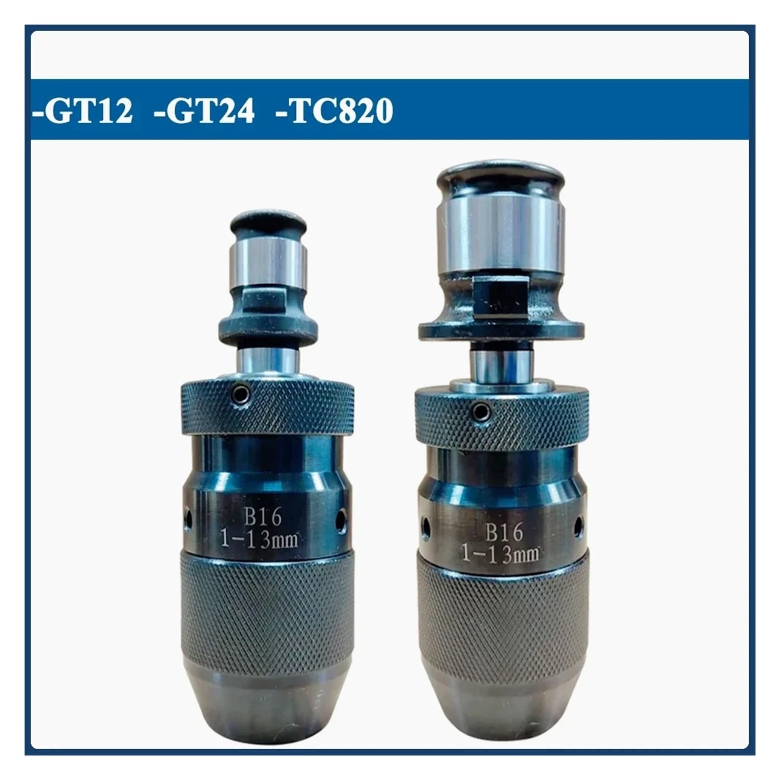 BB16 B18 GT12 B16 GT24 TC820 B10 B12 B22 Bezkluczowy samozaciskowy uchwyt wiertarski Tuleja adaptera Szybkie wiercenie(GT24-B18 (1-16mm))