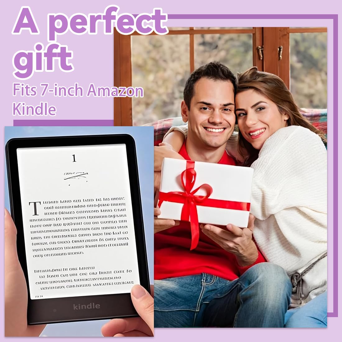 Kindle Paperwhite Pellicola Protettiva 3 Pezzi 7 Pollici Antiriflesso 12A Generazione 2024