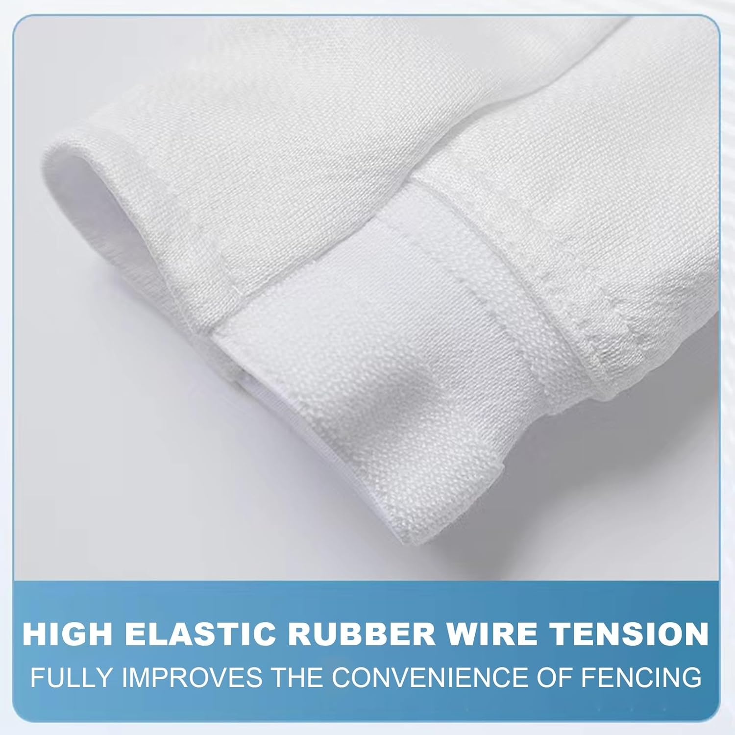 800N Fencing Uniform Suit, Fencing Gear, Fencing Equipment, 3-Piece Set for Kids & Adults, for Foil, Epee, Sabre, Left Hand