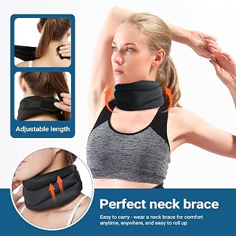 Cervicorrect Neck Brace, Soft Neck Brace for Neck Pain and Support Universal Cervical Collar Breathable Neck Support Brace for Sleeping Relieves Pain and Pressure