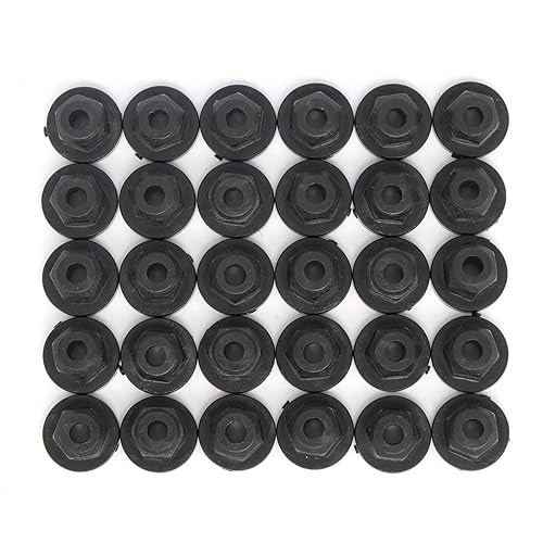 Miniatura 4 de 30 unids coche plástico cuerpo tuerca brida clip para Mercedes Benz 0039900251 para BMW 16131176747