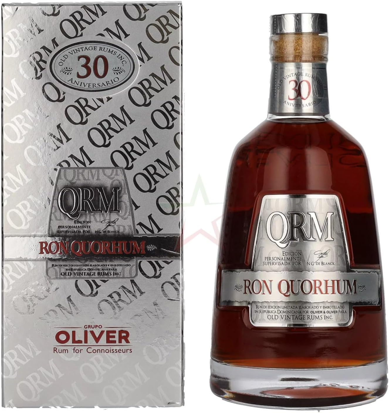 Ron Quorhum 30 Aniversario Old Vintage Rum 40% Vol. 0,7l in Giftbox