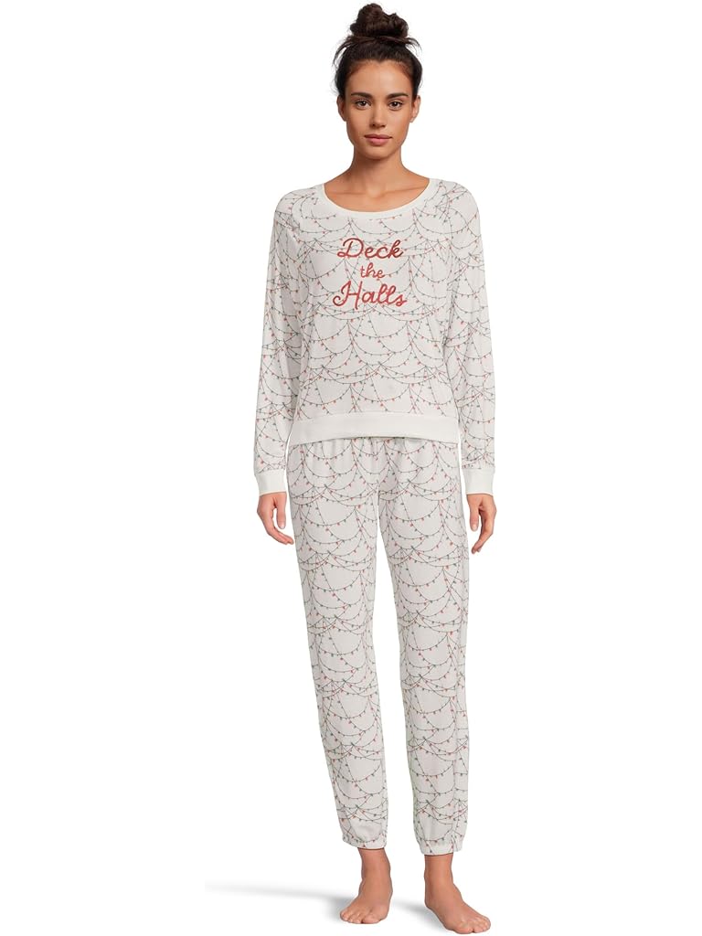 Multi HONEYDEW Star Seeker Brushed Jersey Lounge Set