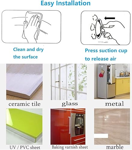 Miniatura 8 de Soporte de esponja para fregadero de cocina, colgador de paños de cocina, 2 opciones de suspensión (ventosas y gancho adhesivo), acero inoxidable