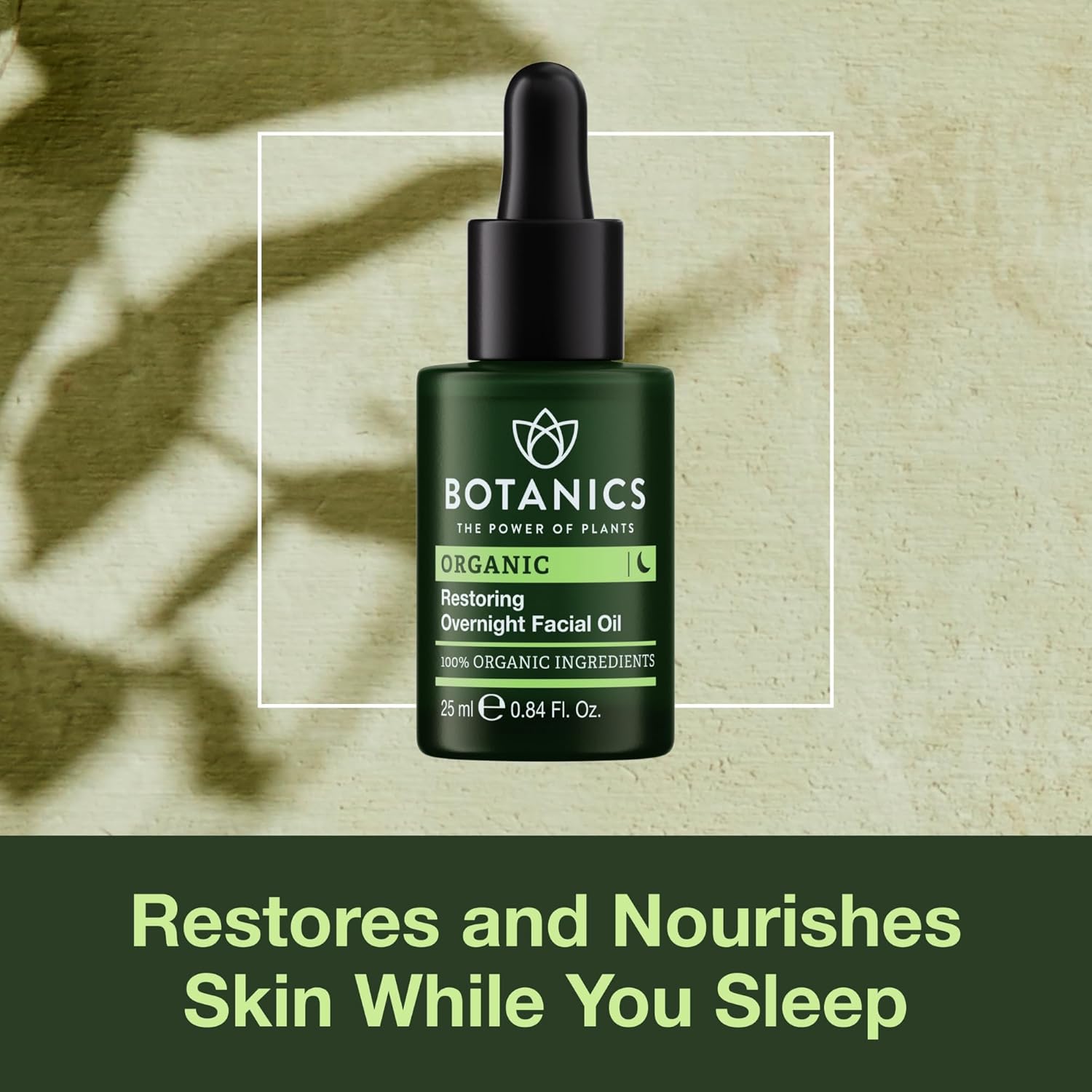 Botanics Overnight Face Oil for Men - Hydrating Nighttime Face & Beard Oil for Dry Skin - Lightweight, Non Greasy & Powered by Rosehip Oils - Vegan & Cruelty Free Men's Skincare (0.84 Fl Oz) - Image 2