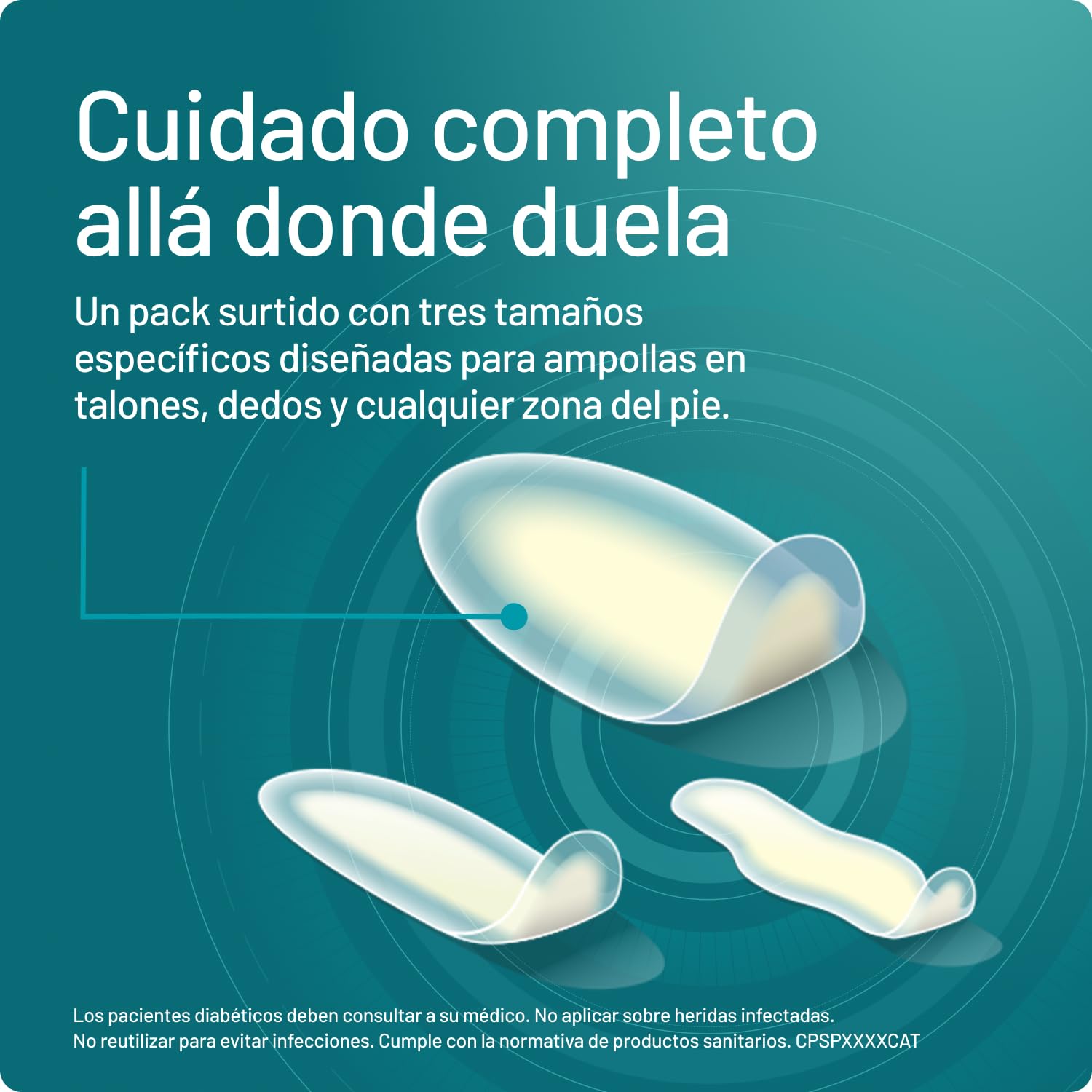COMPEED Ampollas Surtido, Apósitos Hidrocoloides Contra Rozaduras , Pack 5 uds.