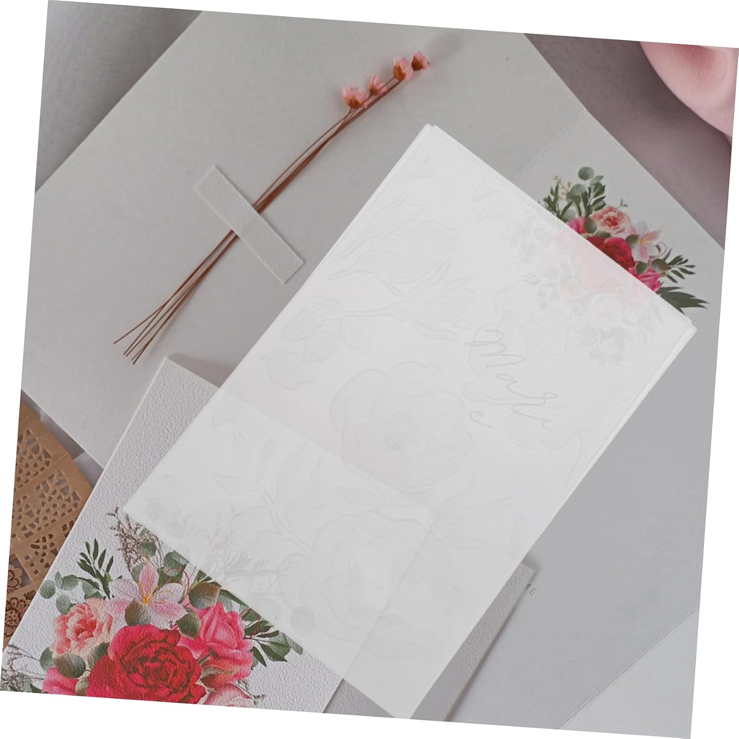 Embossing Template Plastic Embossing Folder for Card Making Craft Tool for Creative Projects for Scrapbooking and Pattern Creation