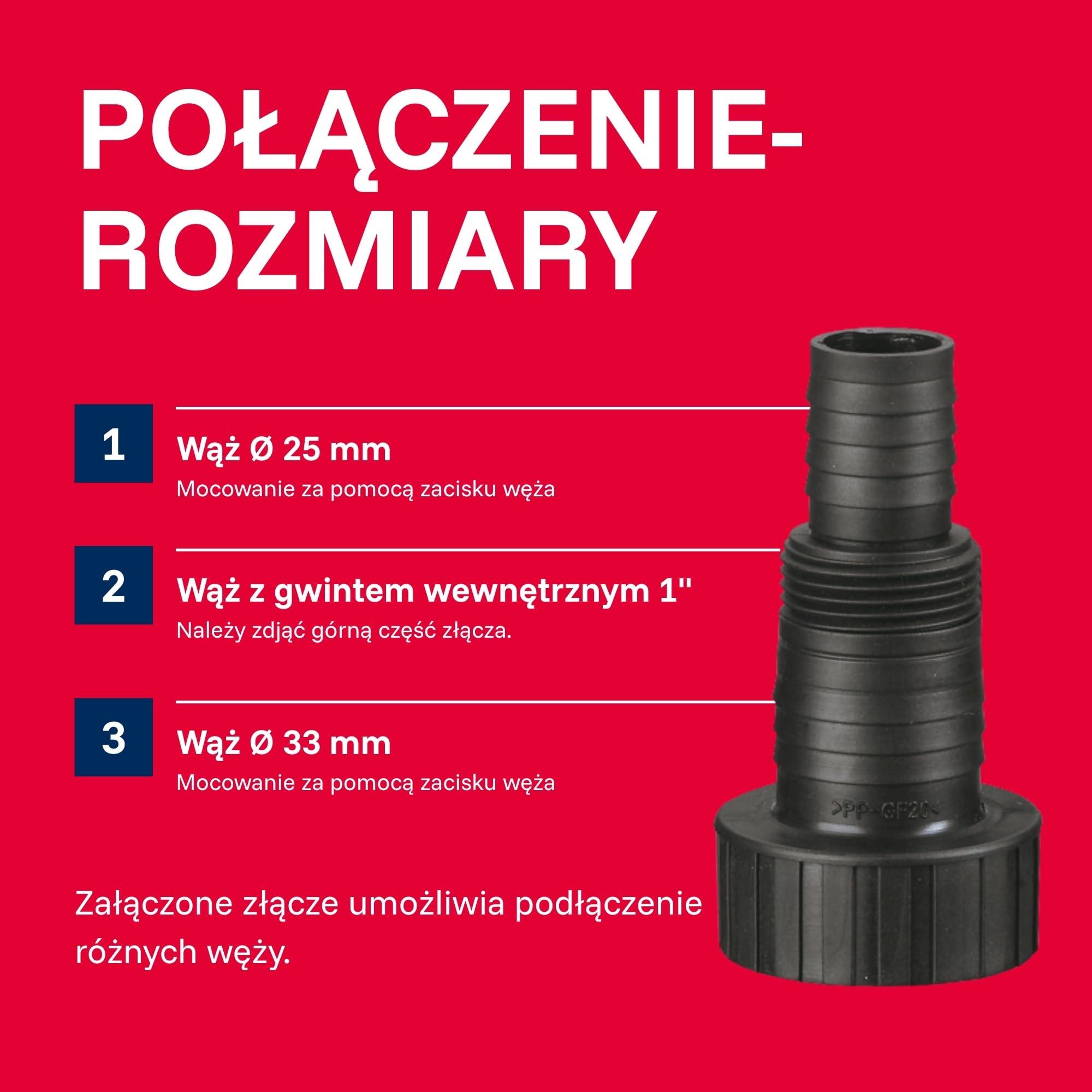 T.I.P. Zanurzeniowa Pompa Drenażowa I-Compac 7500 z Wyłącznikiem Pływakowym do Brudnej Wody 400W Tworzywo Sztuczne Czerwona, 30190