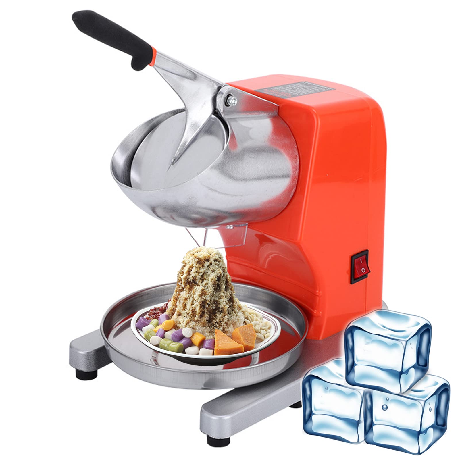 Broyeur à glace électrique 300W durable en acier inoxydable pour smoothies parfaits
