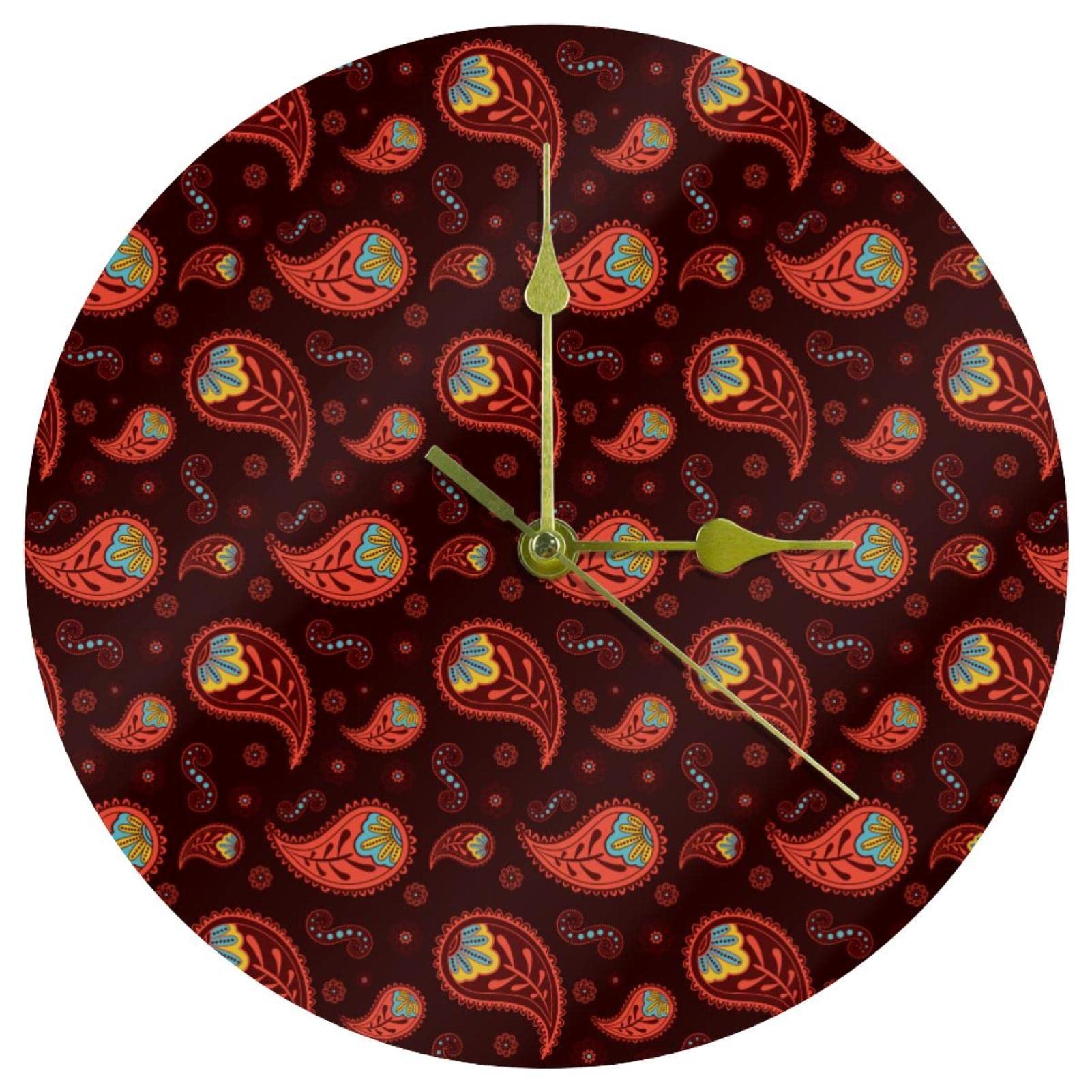Horloge murale sans tic-tac pour chambre et sommeil tranquille 24 cm