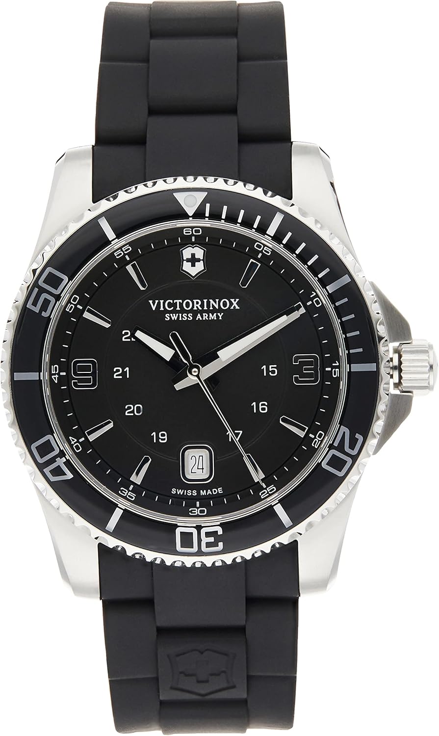 Victorinox Uomo Maverick - Orologio al quarzo analogico in acciaio inossidabile 241698