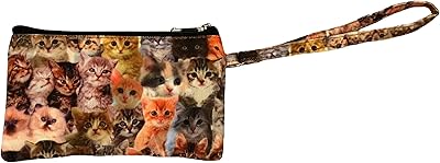 Cats Galore Zipper Wristlet Cat Lover Gift, Cat Mom Gift, Cat Person