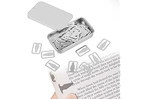 50-Piece Stainless Steel Line Markers: Bookmarking Excellence