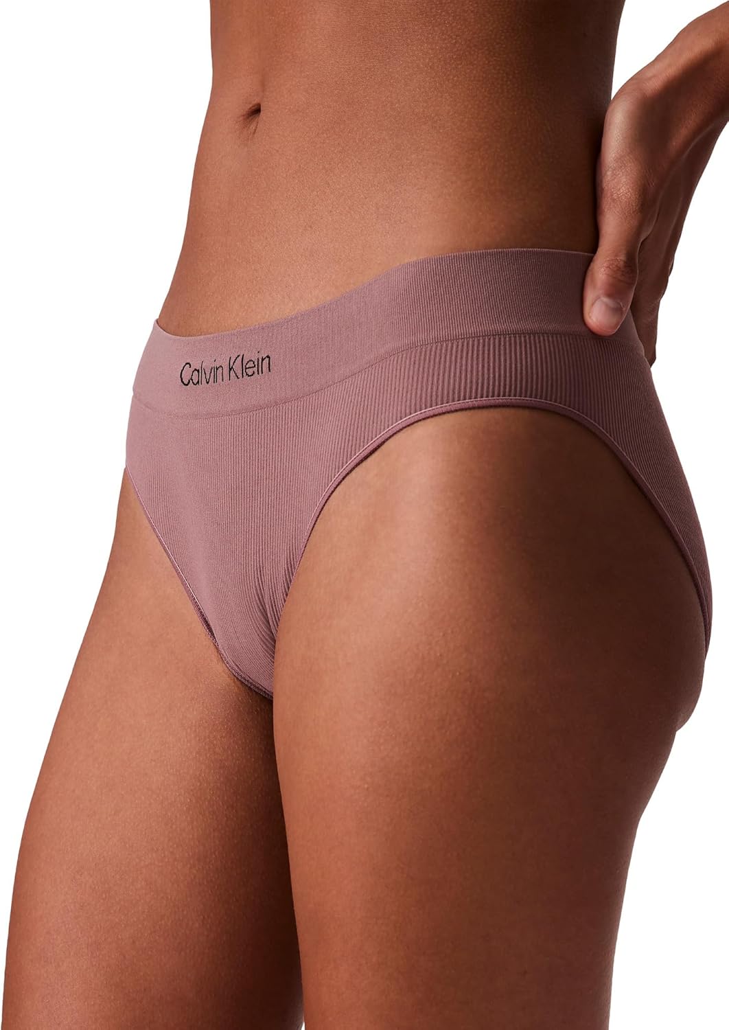 Calvin Klein womens Seamless Rib Brief, 3 Pack - Image 5